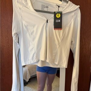 Mountain Hardwear Women's Cream Hooded Sweatshirt